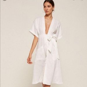 NWT Reformation Geneva Dress - White / M